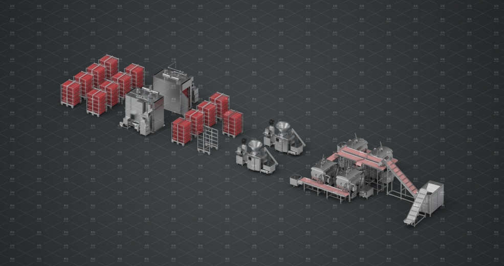 火腿腸整線(xiàn)解決方案